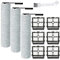 Accessori di ricambio compatibili con aspirapolvere Tineco Floor One S6, include 3 spazzole a rullo, 6 filtri HEPA