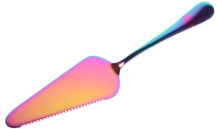 CONGARTENO Küchenschaufel Mit Gezacktem Rand Aus Rostfreiem Stahl Backschaufel Für Pizza Oder Kuchen Leicht Zu Reinigen Ergonomisches Design