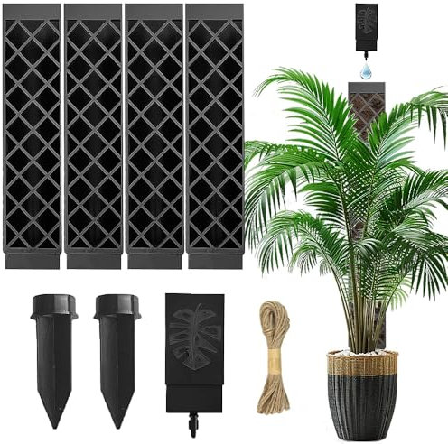 BIZOI Bastone Muschio Autoirrigante, Moss Pole, Palo di Sfagno per Piante Rampicanti da Interni ed Esterni, Piante in Vaso, Monstera, Pothos, Vite, Gelsomino Rampicante, Clemate