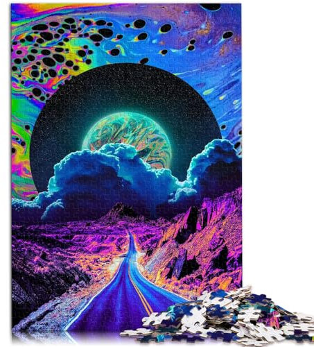1000-teiliges Puzzle für Erwachsene „Over The Horizon“ – das Brain Teaser Puzzle ganze Familie 26x38cm