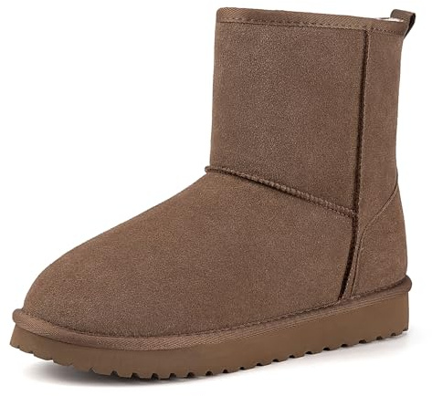 Mishansha Stivali da Neve Donna Caldo Comode Invernali Gr.36-42 | Antiscivolo, Fodera Calda, Resistente all'abrasione, Casual, Scarpe da Neve, Pendolarismo, Passeggiate