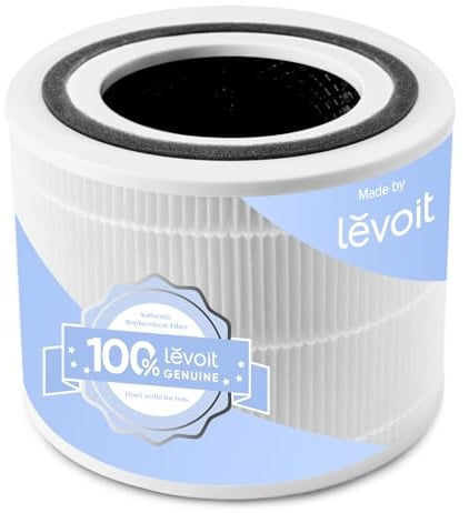 LEVOIT Filtro aria di ricambio per purificatore d'aria Core 300S Core 300 Filtro HEPA, filtro a carbone attivo ad alta efficienza e prefiltro, contro 99,97% allergeni, polvere, polline, fumo, colore