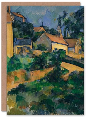 Artery8 Paul Cezanne Art Card Turning Road at Montgeroult