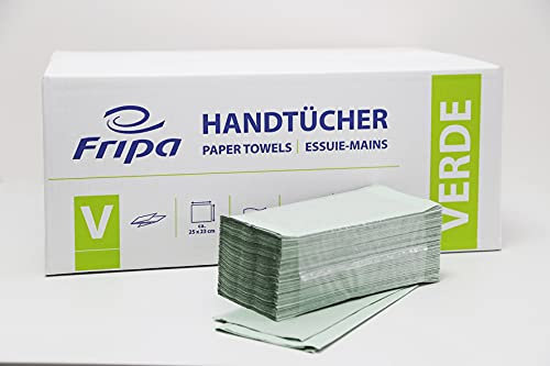 FRIPA 4021101 Falthandtuch 1-l.5000 Stück grün