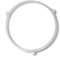 Spares2go Universal Mikrowellen Ofen Glas Platte Weißes Plastik Unterstützung Ring