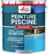 Peinture piscine, bassin béton, ciment, décoration, imperméable, bleu, blanc, gris, grise, jaune sable, noir, vert : Arcapiscine - 10 L Gris Proche - RAL 7040 (teinte gris bleu) - ARCANE INDUSTRIES