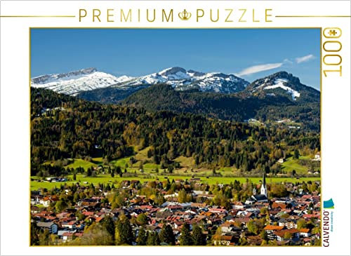 CALVENDO Puzzle Oberstdorf 1000 Teile Puzzle quer | Lege-Größe cm Foto-Puzzle für glückliche Stunden