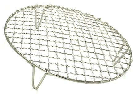 Turbokey Grille de refroidissement ronde en acier inoxydable pour barbecue, friteuse à air, autocuiseur, cocotte minute (280 mm/11)