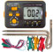 VC4105A Medidor de resistencia a la tierra digital a prueba de polvo y humedad duradero Pantalla LDC Medidor de voltaje de CA Probador de resistencia a tierra