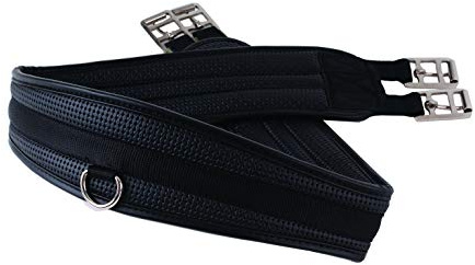 Rhinegold Sottopancia Sintetica Comfort-127 cm, Circonferenza 36 IT, Nero, 50