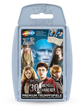 TOP TRUMPS - Harry Potter 30 Hexen und Zauberer Kartenspiel - Harry Potter Fanartikel - Alter 6+ - Deutsch