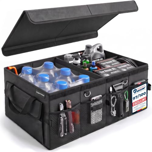 LIONSTRONG® Kofferraum-Organizer Box - Transportbox [EXTRA STABIL] - mittel