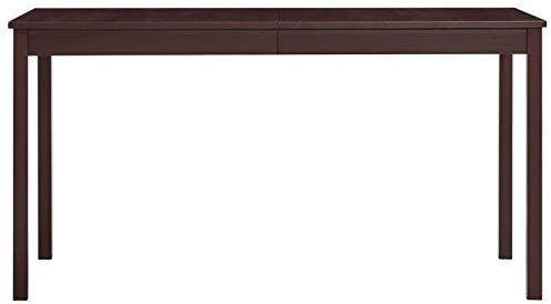 Tidyard Esstisch Küchentisch Speisetisch Holztisch Dunkelbraun 140 x 70 x 73 cm Kiefernholz