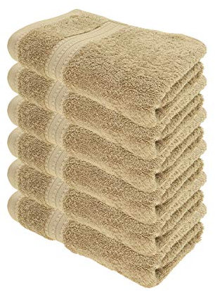 Julie Julsen® Bio Handtuch-Set, 6 Handtücher in 32 Farben erhältlich weich und saugstark Sand 50x100 cm