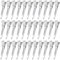 60pcs Pince Locks Pinces à Cheveux Crocodile 4.5cm Pinces à Cheveux bec de Canard Accessoires de Cheveux de Bricolage en Métal Barrettes de Coiffure Professionnelles pour Filles Dame Noël à la main