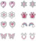 LOUMILEO Ohrringe Silber 925 Stecker Ohrringe Kinder Silber Mädchen Hypoallergene Ohrstecker Set für Mädchen Damen 8 Paare