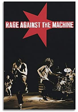 LIOONS Rage Against The Machine Poster, dekoratives Gemälde, Leinwand, Wandposter und Kunstbild, modernes Familien-Schlafzimmer, Dekoration, Poster, 20 x 30 cm