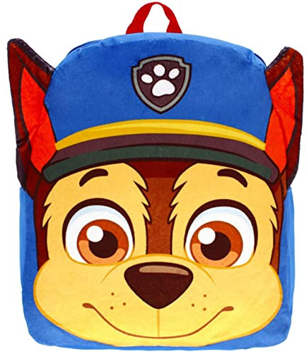 Paw Patrol Chase Mochila de Peluche con Orejas Azul 28x20x10 cm