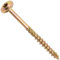 AERZETIX - C67446 - Lot de 50 Vis à bois Ø5x70mm à tête large bombée - à empreinte étoile Т25 - en acier zingué - menuiserie, contreplaqués, agglomérés, mélaminés