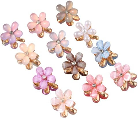 Traziewell Pinze per capelli a forma di fiore piccolo per donne accessori per capelli da donna 1816