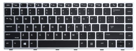 Yisawroy Clavier pour ordinateur portable avec rétroéclairage pour HP EliteBook 840 G5 846 G5 745 G5 Clavier d'ordinateur portable bien testé avant l'expédition
