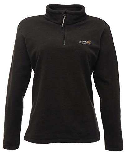 Regatta Sweethart AW19 Women's Half Zip Fleece Jacket, Black, 46 UK, Black, 28