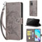 TOMYOU Coque pour Xiaomi Redmi 10 / Redmi 10 2022 Étui, Premium Cuir Flip Folio Housse Portefeuille Étui Compatible Redmi 10 Prime/Redmi 10 Prime 2022 Grey