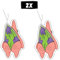 2x Patrick Star Duftbaum Auto lustig, Auto Duftspender, Auto tuning, car air freshener, Duftanhänger