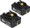 2X 18V 5.5Ah BL1850 Battery, Powtree Replacement for 18V Battery BL1860B BL1860 BL1850B BL1840 BL1840B BL1830B BL1830 BL1820 BL1815 BL1835 BL1845 LXT-400