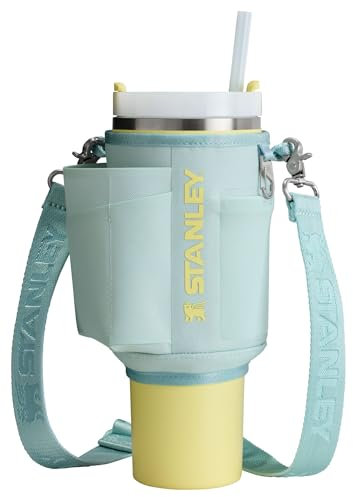 STANLEY All Day Quencher Carry All pour gobelet de 1200 ML avec poignée, Sac à bandoulière avec Poche pour téléphone, Pochette pour Cartes et Sangle Amovible | Sac de Transport pour Bouteille d'eau |