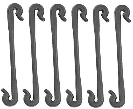 100 Stück Schwarze Trauben-Pfropfklammern für die Befestigung von Gartenpflanzen, Gemüse, Weinreben, aus Hochwertigem Kunststoff, Geeignet Zum Befestigen und Züchten von