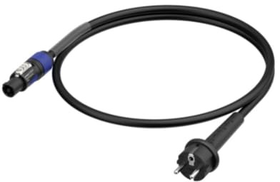 Neutrik 1036420 Strom Anschlusskabel Schwarz 1.5 m