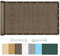 Outdoor Terrassenüberdachung 4 x 7 m, atmungsaktives Sonnensegel, 95% UV-Block, Braun, mit kostenlosen 1 × 5 m Seilen, Gartensegel, Markisen für UV-Schutz und Outdoor-Komfort
