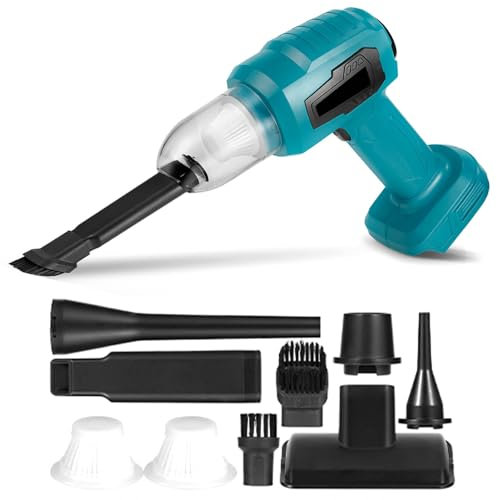 Handstaubsauger,28000 Pa Leistungsstarker Handstaubsauger Akku, 4 In 1 Leichtes Staubgebläse & Staubsauger,USB Wiederaufladbarer Mini Staubsauger Für Auto/Büro/Haus (Ohne batterien und ladegerät)