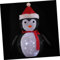 LABRIMP 1Stk Leuchtende Weihnachtsverzierung Pinguin Weihnachten Weihnachtspinguine weihnachtsdeko christmas decorations Weihnachts-Pinguin-Dekor weihnachtsfeier schmuck Stoff rot