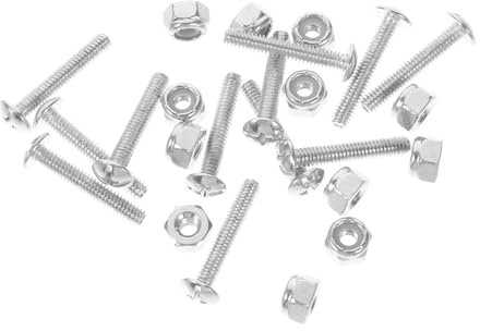 PAMINGONO Tischfußball-stabilitätswerkzeug 12er-Pack Ersatzschrauben Und Muttern Robustes Metall Für Spiele