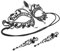 LIFKOME 1 Satz Masken-ohrring-set Strass Maske Maskerade Karnevalsmaske Für Frauen Halloween-masken Für Erwachsene Frauen Maske Maskerade Frauen Maskerade Masken Legierung Black