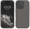 kwmobile Case Compatible with Apple iPhone 16 Pro Max Case - TPU Silicone Phone Cover with Soft Finish - Stone Dust