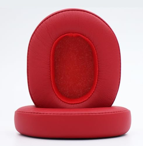 ACCIUK Replacement Ear Pads, Compatible with Skullcandy Crusher Wireless/Crusher360/Hesh3/Hesh ANC/Hesh Evo/Venue ANC Headphones, Made of Soft and Comfortable Protein Leather and Memory Foam (red)