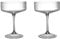 tuwiwol Professional Champagne Coupe Glasses Special Occasions Giant Martini Glass Ribbed Wine Glasses Cocktail Glasses Easy
