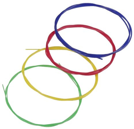 Corde per Ukulele Baritono, 4 Pezzi/set Corde per Ukulele con Materiale in Nylon Corde per Ukulele Corde per Ukulele Tenore per Principianti e Appassionati Esperti (multicolore)