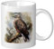 Kaffeetassen aus Keramik mit Griffen, Wasserfarbe von Falke, sitzend im Baum, Porzellan, Teetassen für Kaffee, Tee, große Tassen, Keramiktasse für Damen und Herren, Einweihungsfeier, Party,