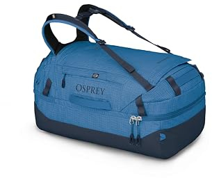 Osprey Transporter 70L Squffel - Durable, Square Split Travel Duffel Bag, Blue Flame/Nocturnal Blue, Blue Flame/Nocturnal Blue, Square Split Travel Duffel Bag