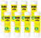 UHU Stic Glue Stick - Solvent Free - Clear Application - 8G - Pack of 8