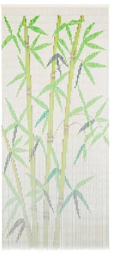 LLEZKBR Maison et jardin, décoration, traitements de fenêtre, moustiquaires de fenêtre, rideau de porte en bambou 90 x 200 cm