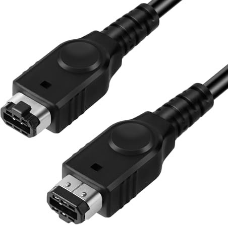 AXFEE 2pcs ligne de connexion pour GBA SP, 1.2M fil pour Nintendo Gameboy Advance GBA/GBA SP