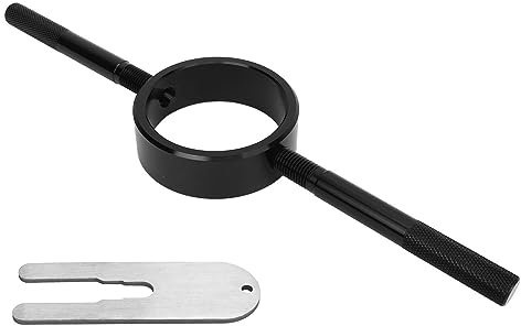 HUIOP Motorcycle Fork Spring Compressor Tool Kit, Made from 6061 Aluminum, High Precision and Stability, for Most Upside Down Street Bike Forks