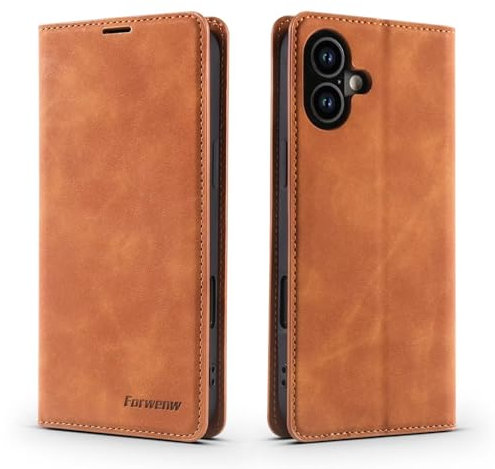 SLWYF Handyhülle für iPhone 6 Plus/iPhone 6s Plus Hülle Premium Lederhülle Klappbar Flip Case Tasche Magnet Kartenfach Standfunktion Schutzhülle für iPhone 6 Plus/iPhone 6s Plus, Gelb