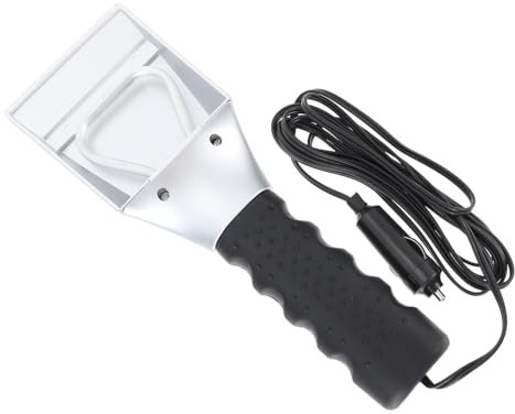 Zerodeko 12v Elektrischer Heizschaber Für Autos Heißer Eiskratzer Mit Gummiwischer Für Schnee Eisentfernung Autozubehör Für Winterbedingungen