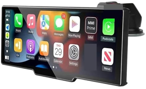 10,26 Zoll Dash-Kamera, 4K-Rückfahrkamera-Monitor, Automatische GPS-Navigation, Sprachsteuerung, 5G BT, FM, Auto-Multimedia-Player Einfache Installation(NO Camera,None)
